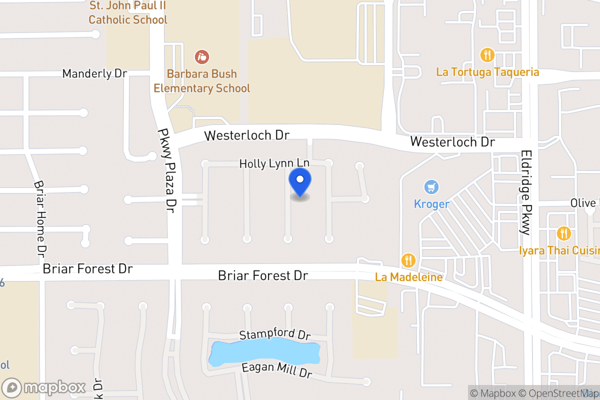 Map of 1519 Adams Walk Ct, Houston