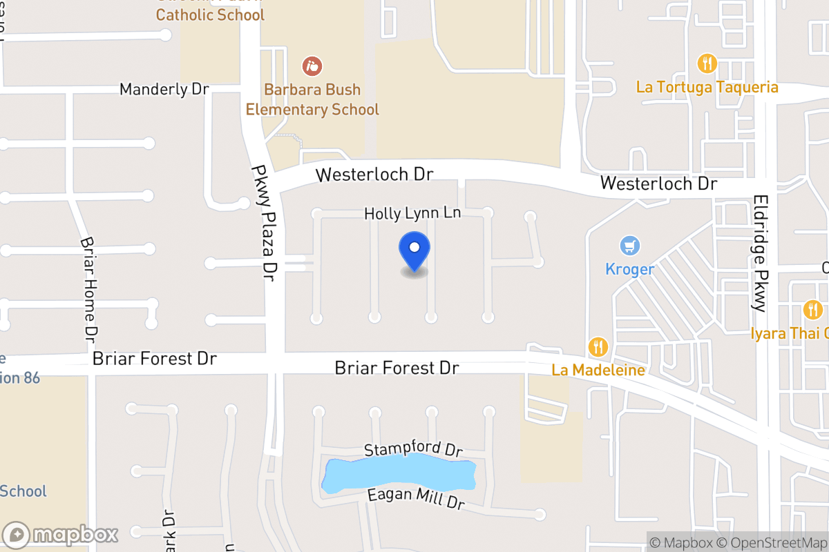 Map of 1522 Adams Walk Ct, Houston