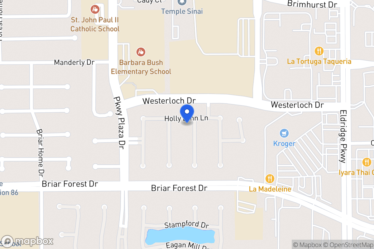 Map of 1506 Adams Walk Ct, Houston