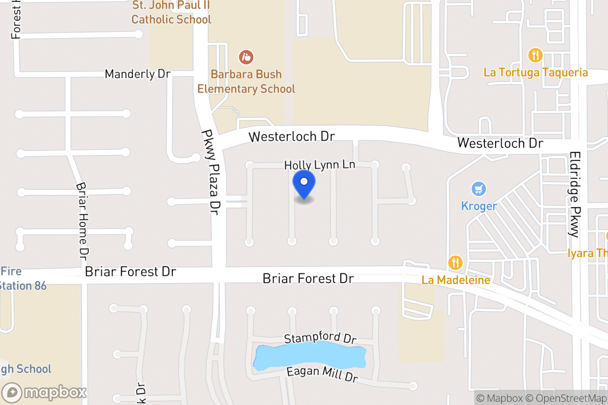 Map of 1519 Harness Oaks Ct, Houston