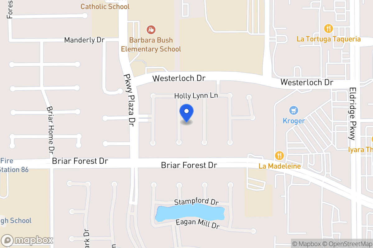 Map of 1523 Harness Oaks Ct, Houston