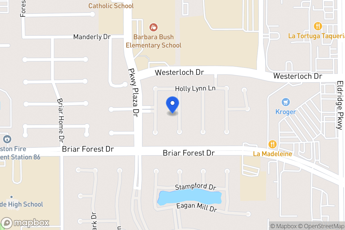 Map of 1522 Harness Oaks Ct, Houston