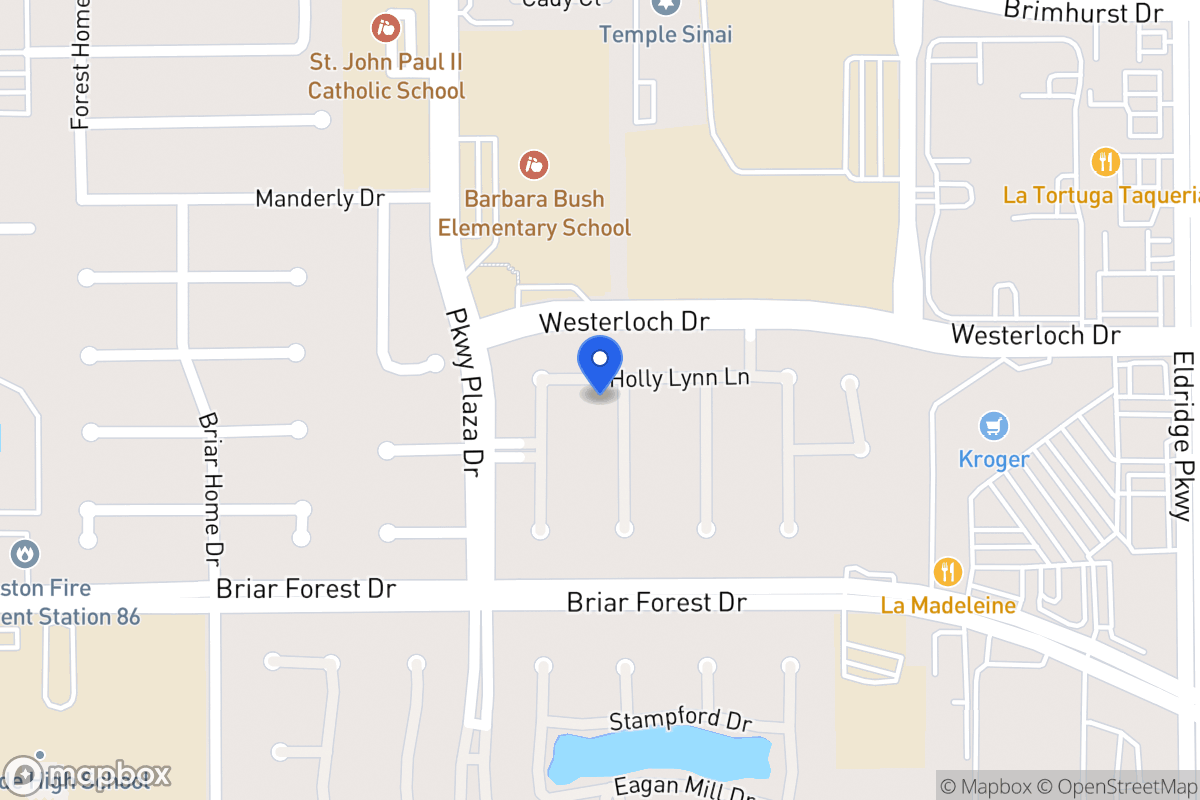 Map of 1506 Harness Oaks Ct, Houston