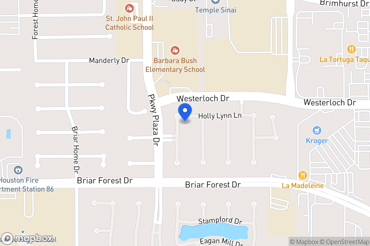 Map of 1511 Orchard Park Dr, Houston