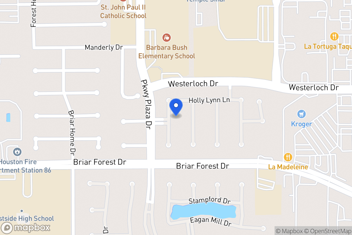 Map of 1519 Orchard Park Dr, Houston