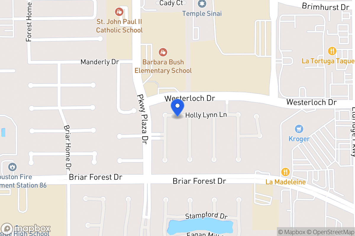 Map of Holly Lynn Ln, Houston