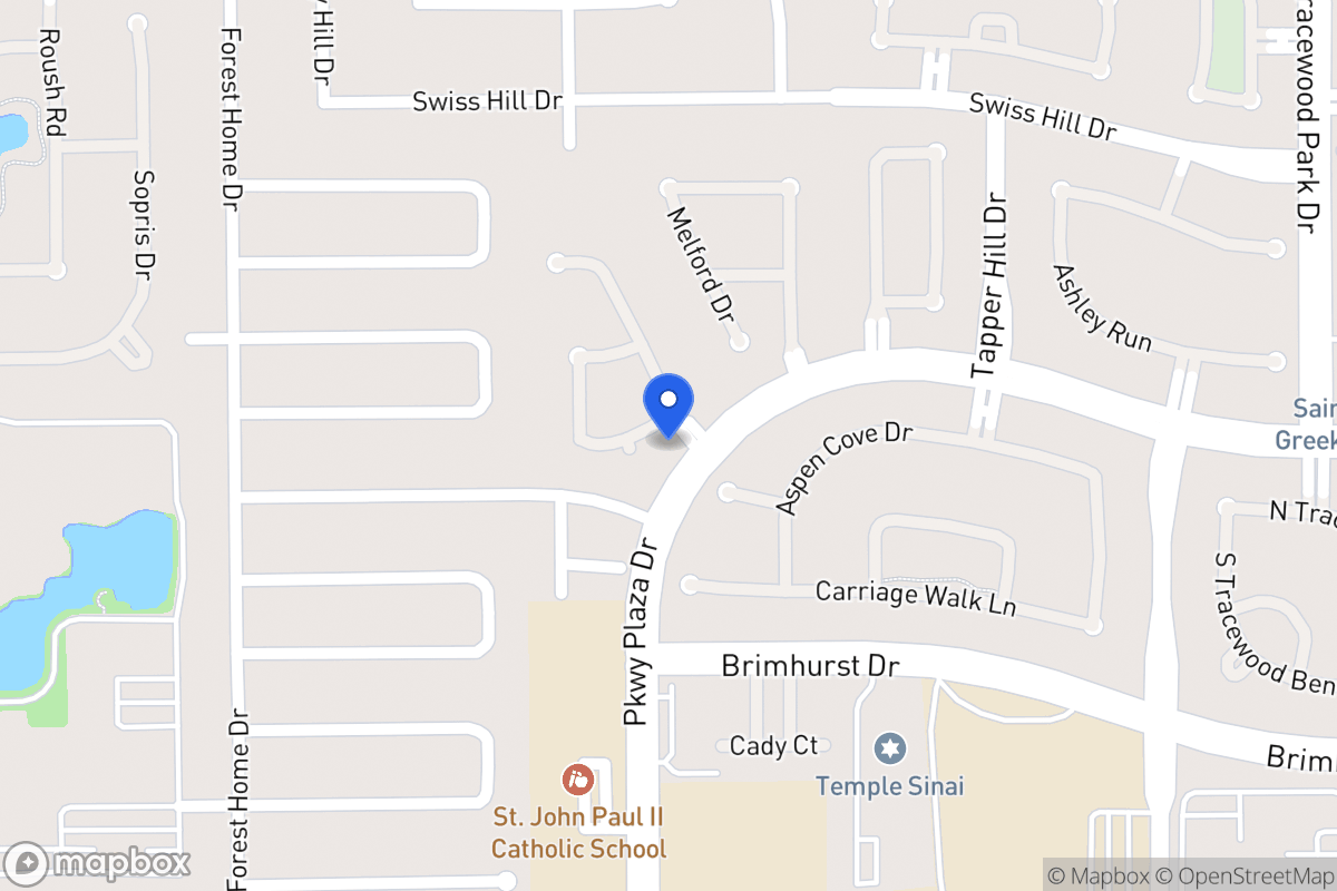 Map of 14003 Shannon Marie Ln, Houston