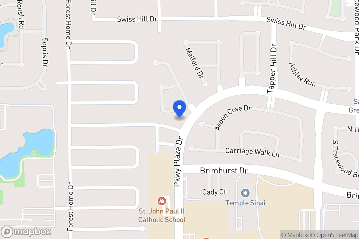 Map of 14011 Shannon Marie Ln, Houston