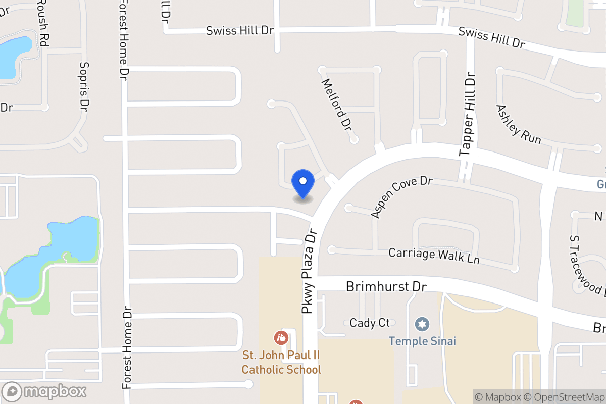 Map of 14015 Shannon Marie Ln, Houston
