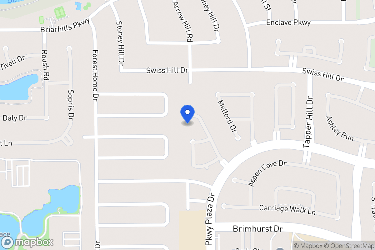 Map of 1106 Parkhaven Ln, Houston