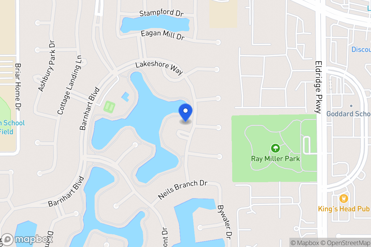 Map of 13702 Teal Shore Ct, Houston