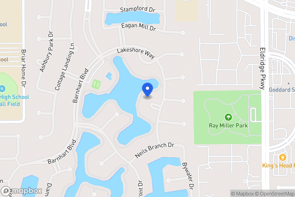 Map of 13706 Teal Shore Ct, Houston