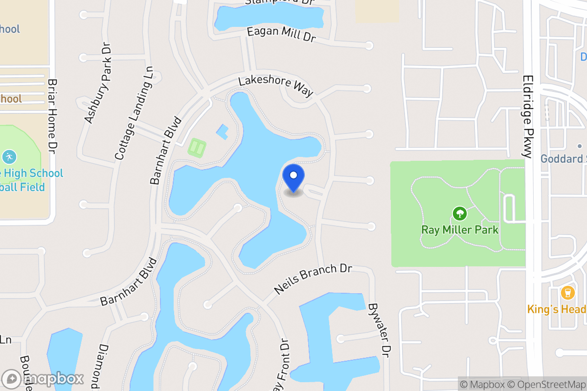 Map of 13707 Teal Shore Ct, Houston