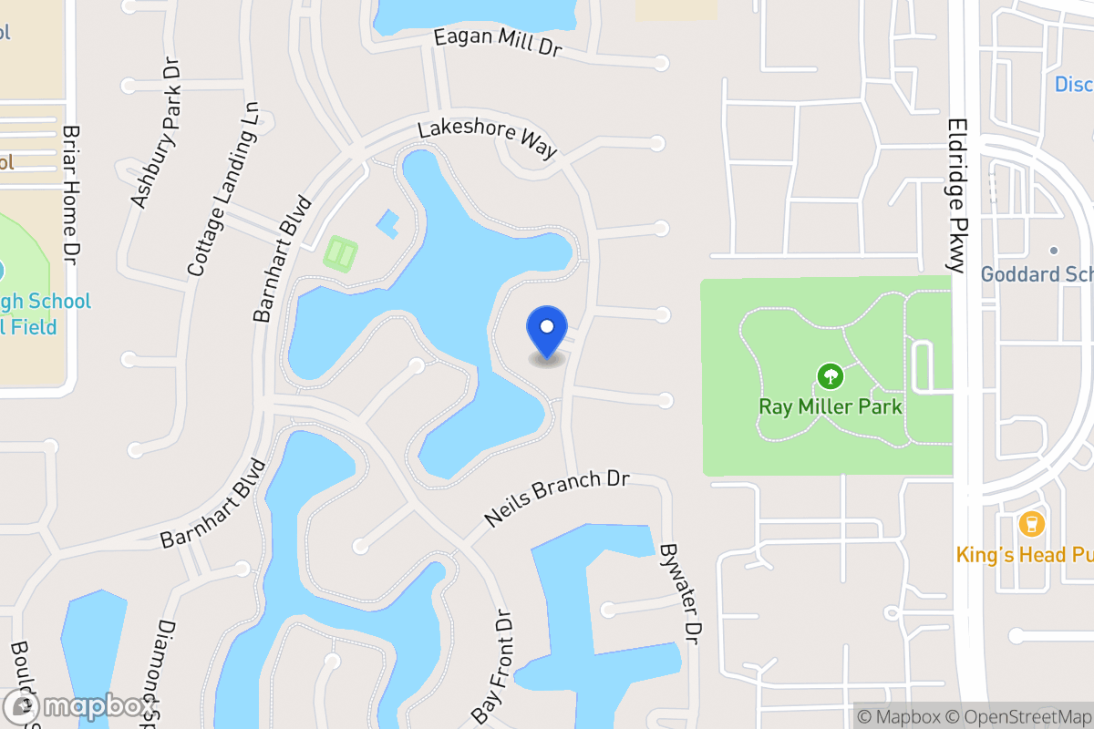 Map of 13703 Teal Shore Ct, Houston