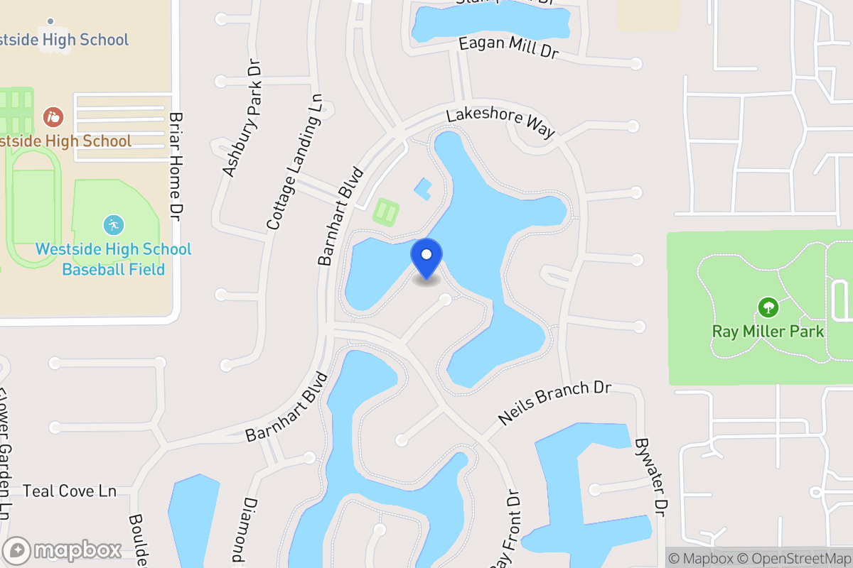 Map of 1802 Watercastle Ct, Houston