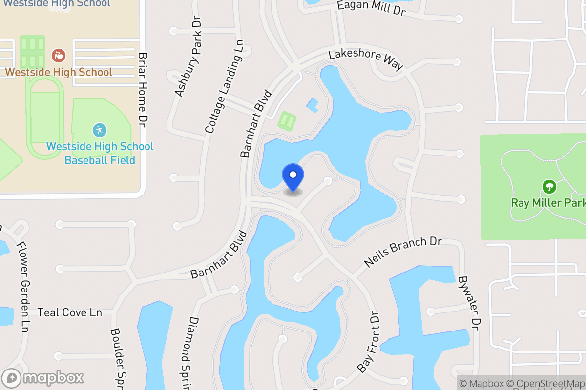 Map of 1810 Watercastle Ct, Houston