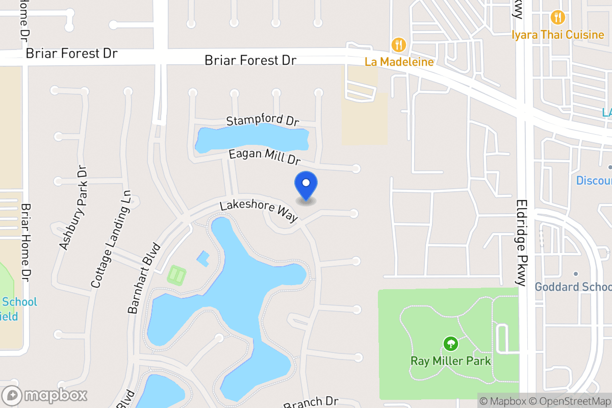 Map of 13622 Lakeshore Way Ct, Houston