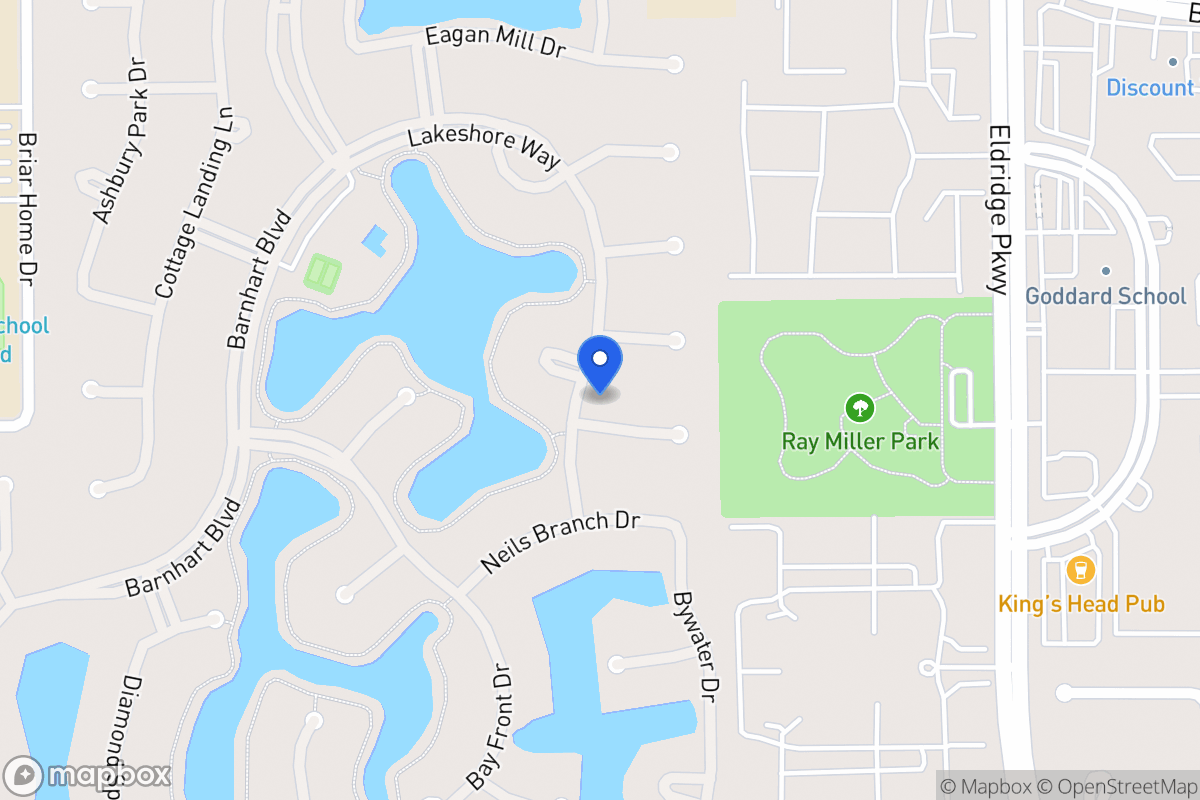 Map of 13618 Starlight Harbour Ct, Houston