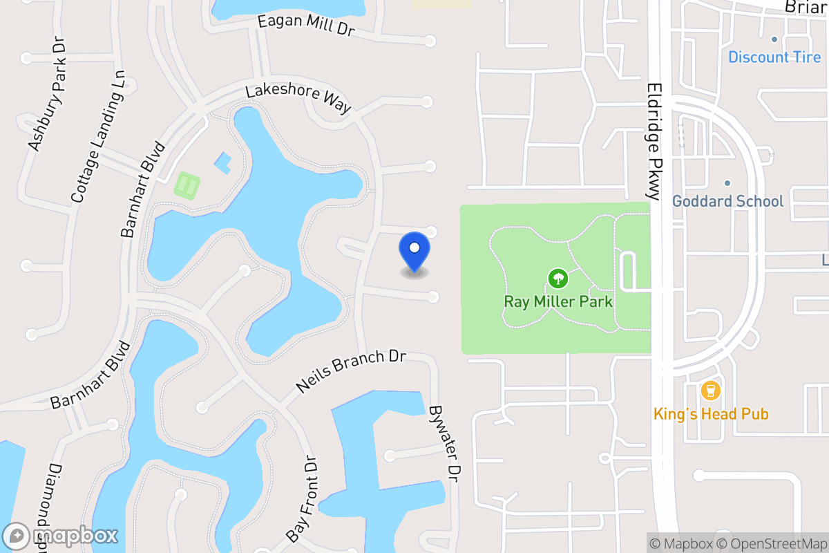Map of 13610 Starlight Harbour Ct, Houston