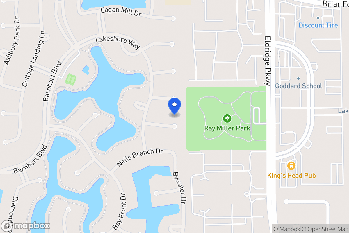 Map of 13606 Starlight Harbour Ct, Houston