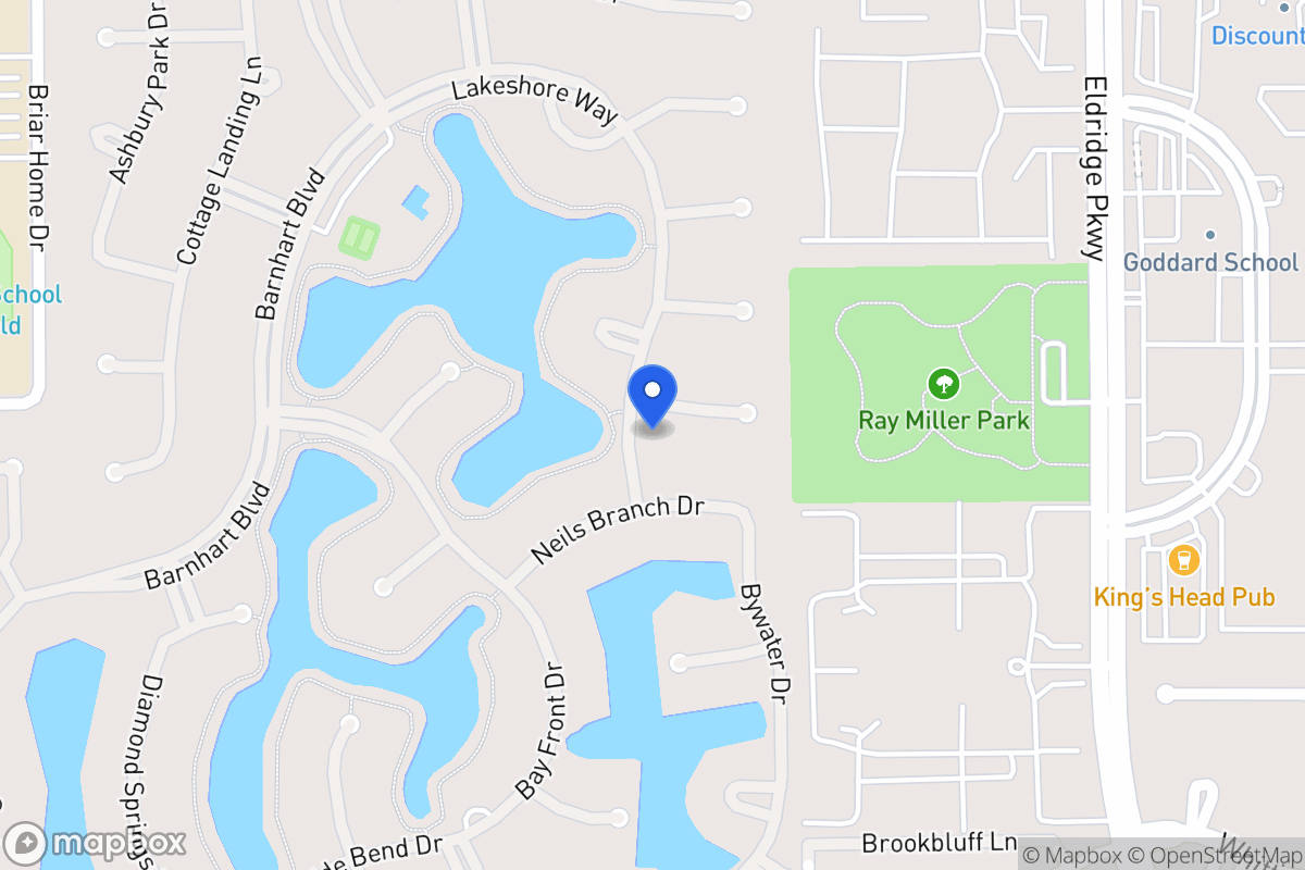 Map of 13619 Starlight Harbour Ct, Houston