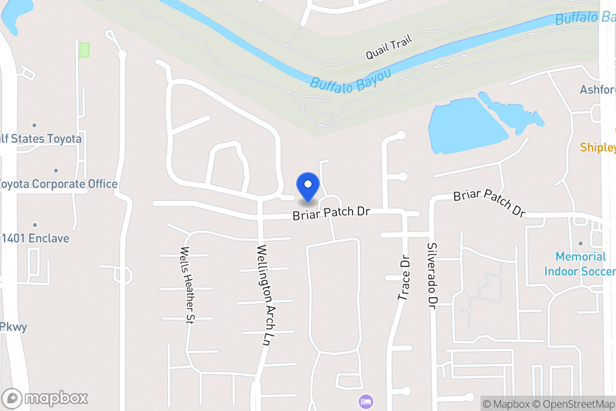 Map of 1218 Provident Oaks Ln, Houston