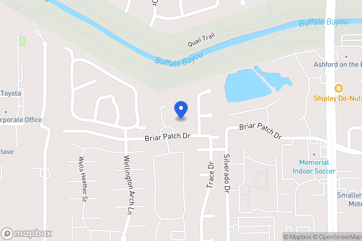 Map of 1219 Provident Oaks Ln, Houston