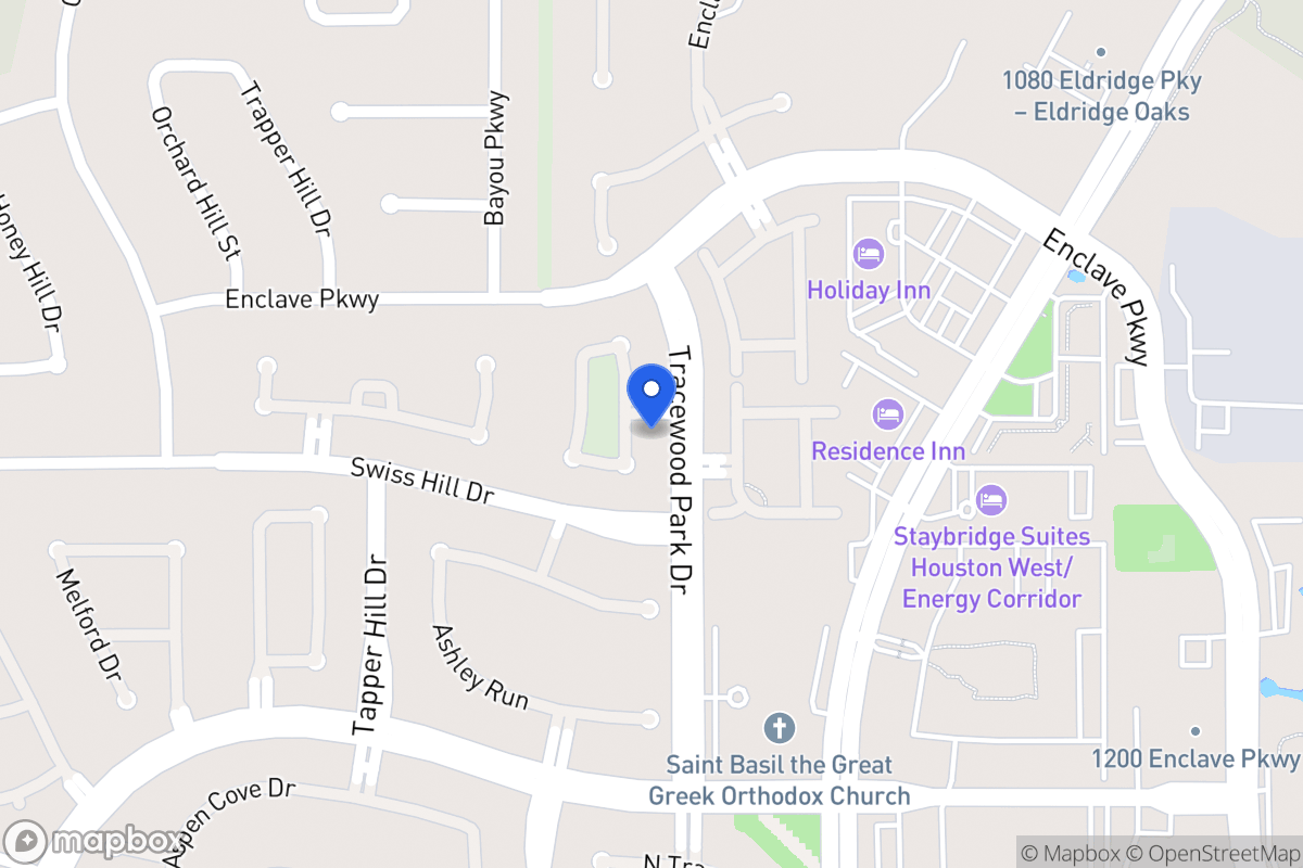 Map of 74 Blooming Grove Ln, Houston