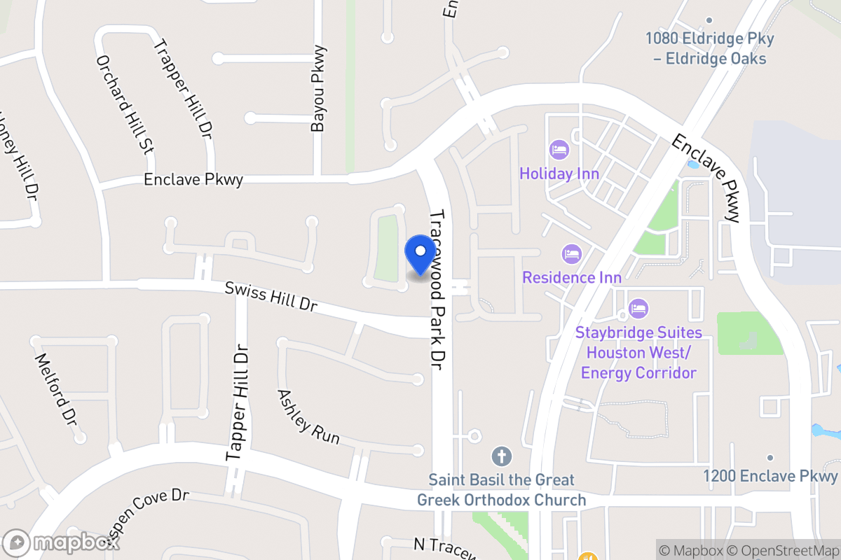 Map of 70 Blooming Grove Ln, Houston