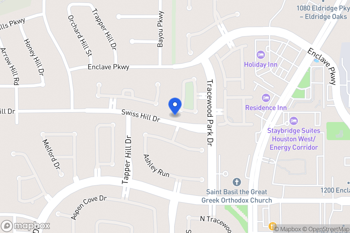 Map of 50 Blooming Grove Ln, Houston