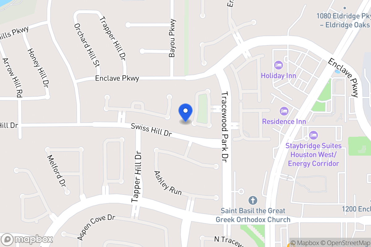 Map of 46 Blooming Grove Ln, Houston