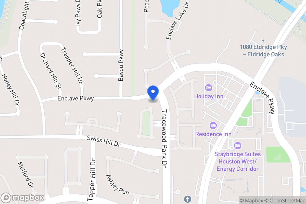Map of 14 Blooming Grove Ln, Houston