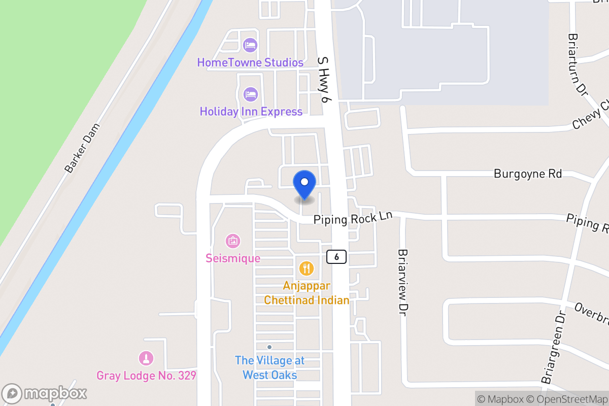 Map of 2290 Highway 6 S, Houston