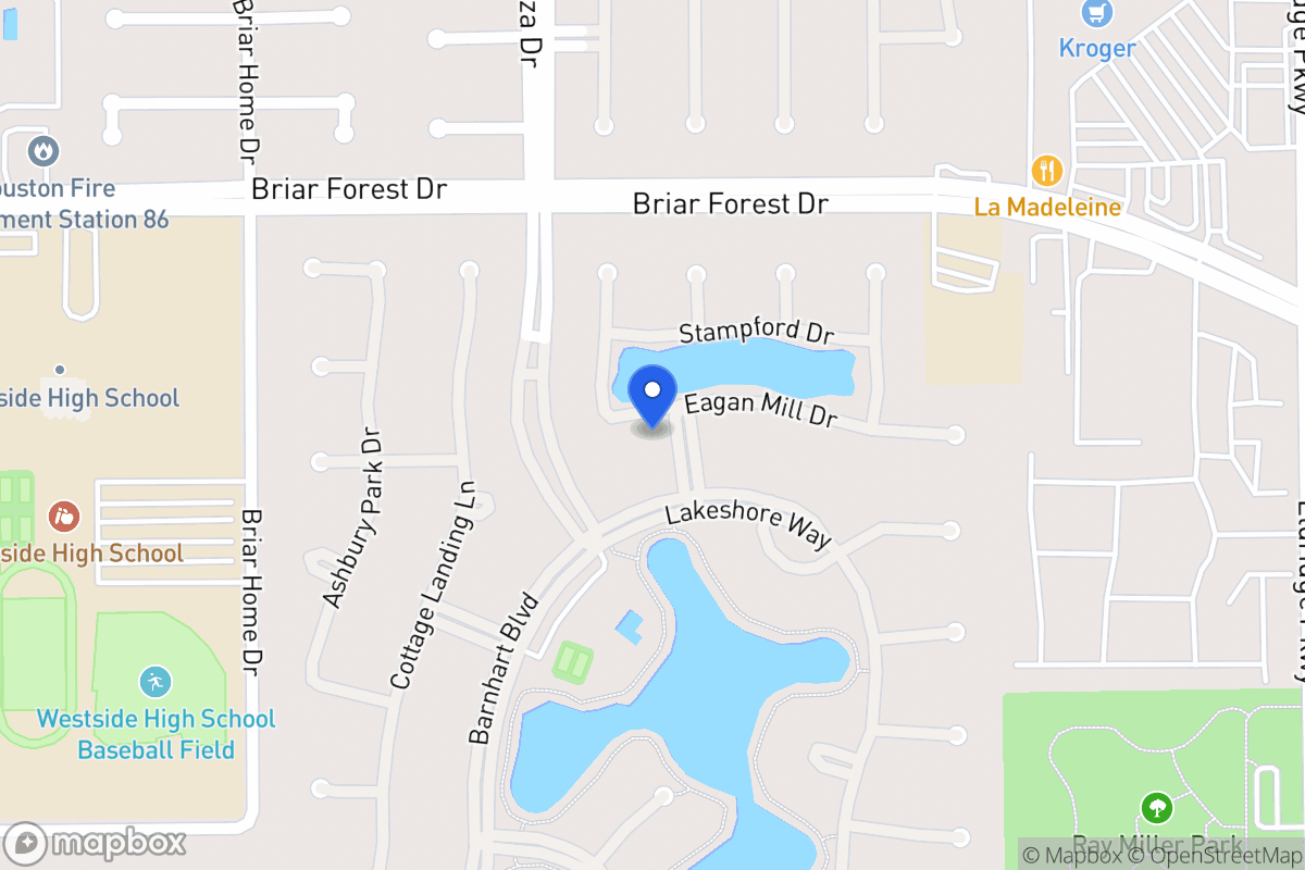 Map of 13803 Eagan Mill Dr, Houston