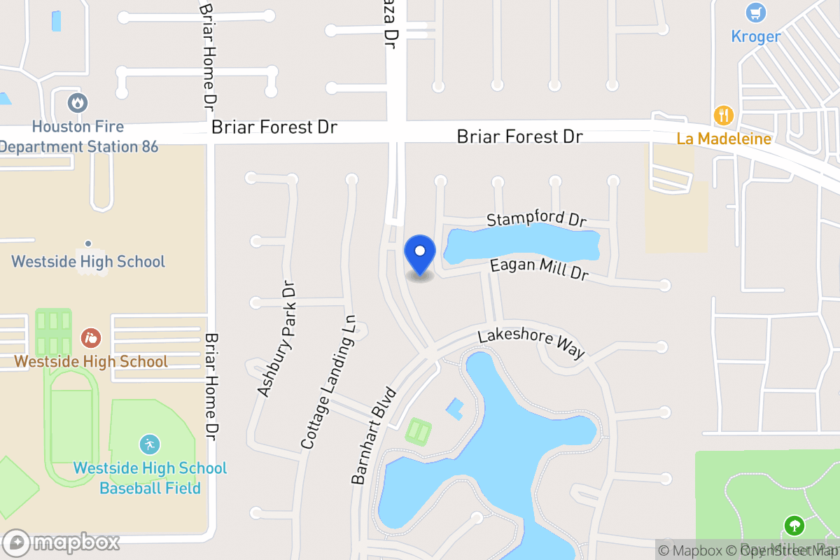 Map of 1710 Keenen Ct, Houston