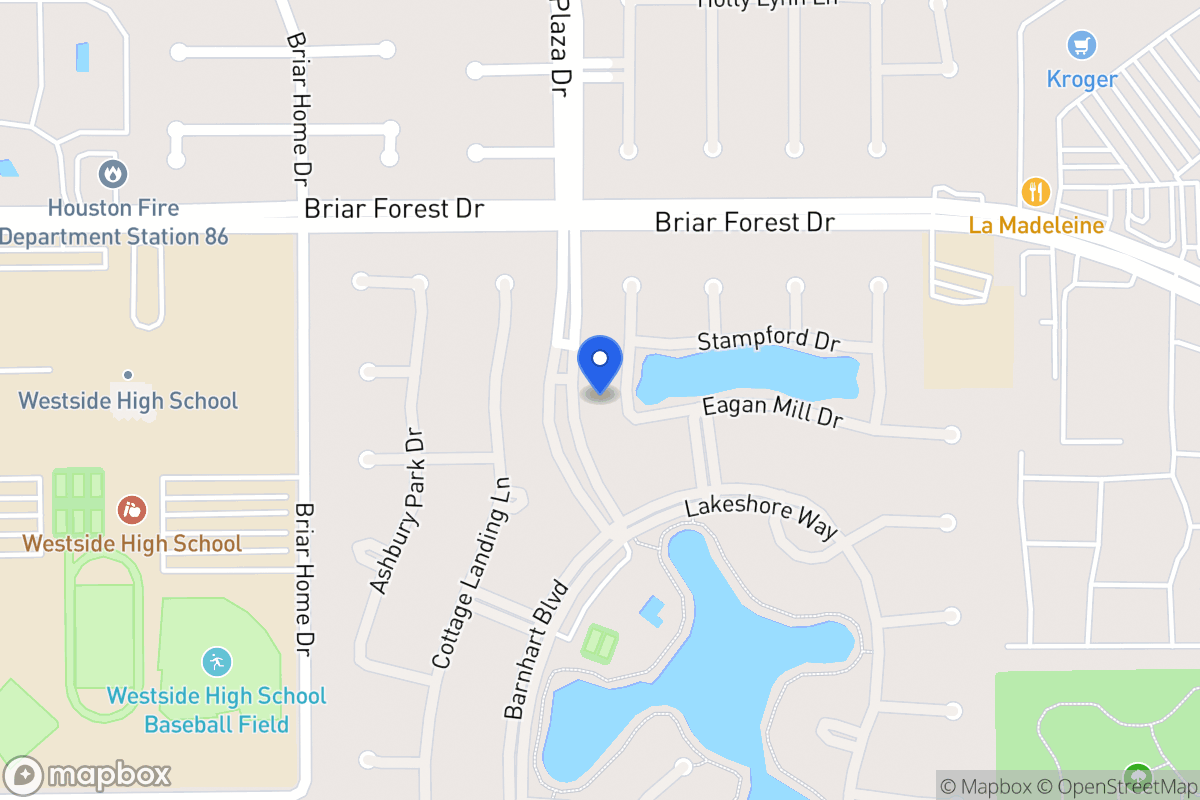 Map of 1706 Keenen Ct, Houston