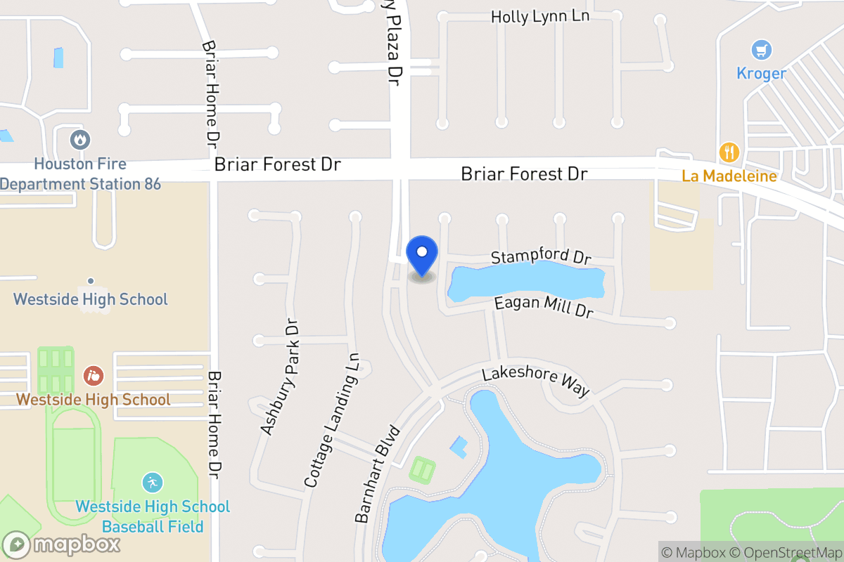 Map of 1702 Keenen Ct, Houston