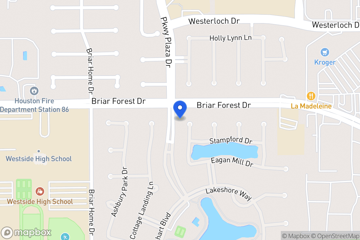 Map of 1606 Keenen Ct, Houston