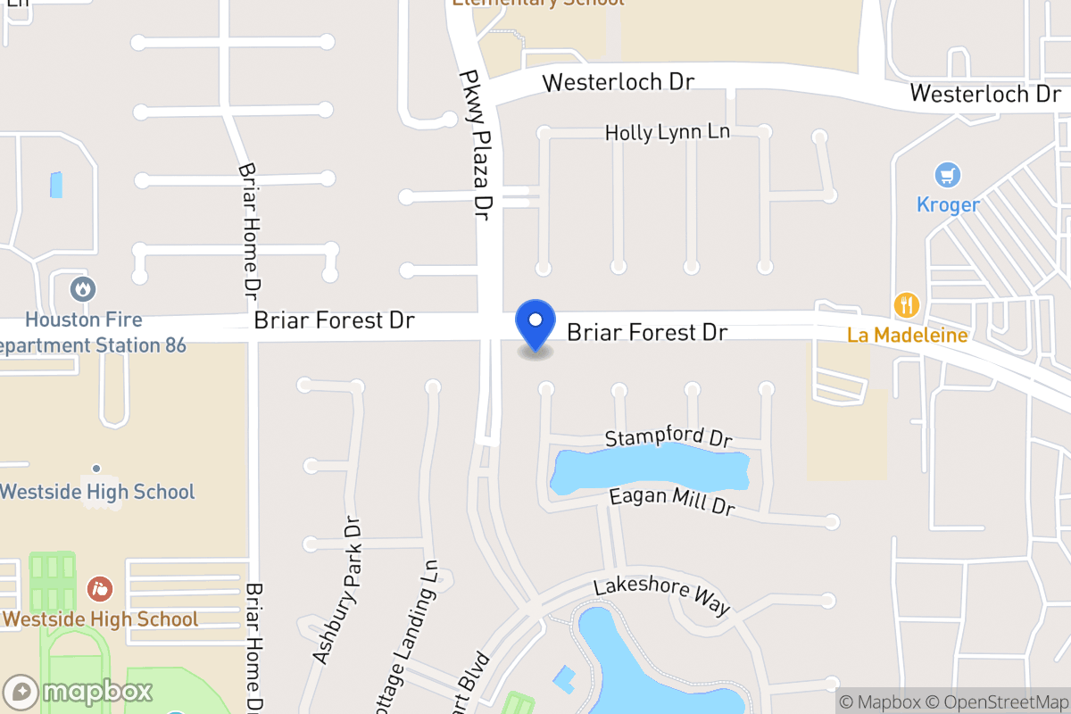 Map of 1602 Keenen Ct, Houston
