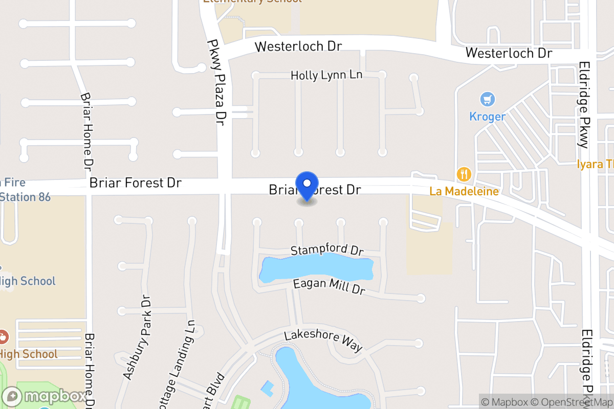 Map of 1603 Rika Pt, Houston