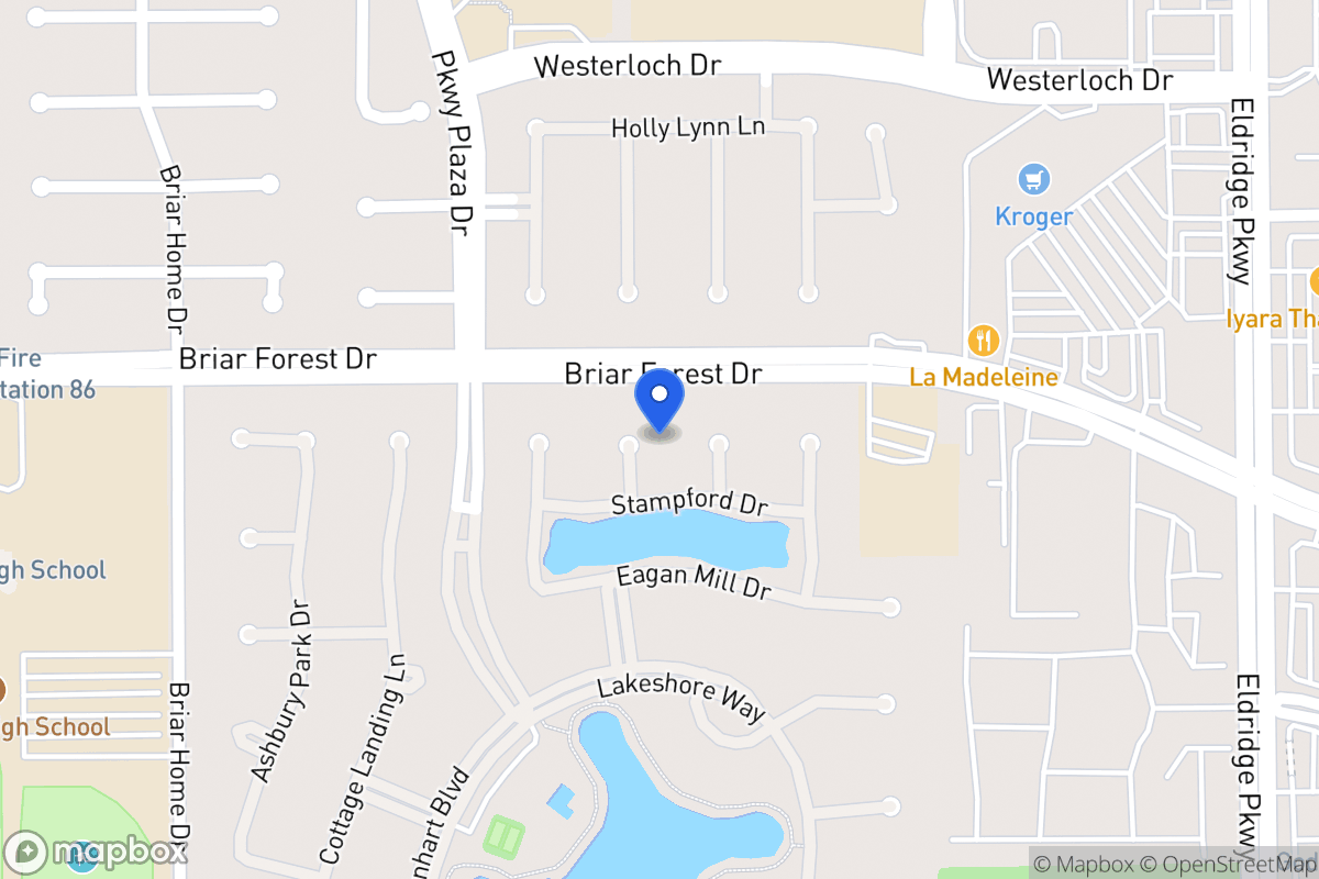Map of 1607 Rika Pt, Houston