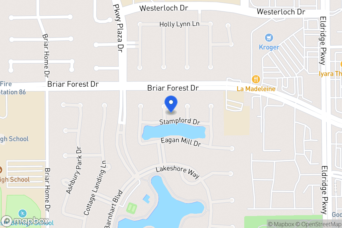 Map of 13718 Stampford Dr, Houston
