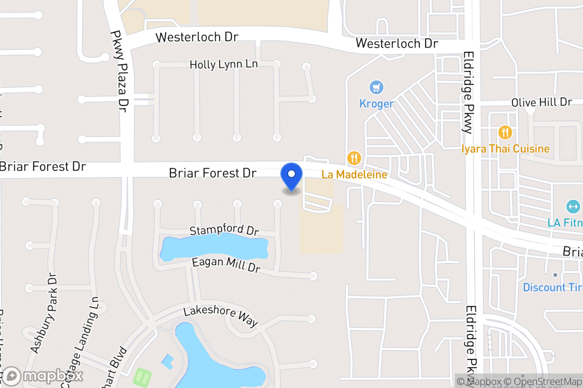 Map of 1607 Copperas Cv, Houston