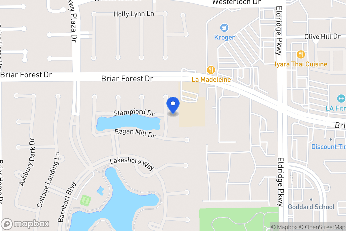Map of 1619 Copperas Cove, Houston