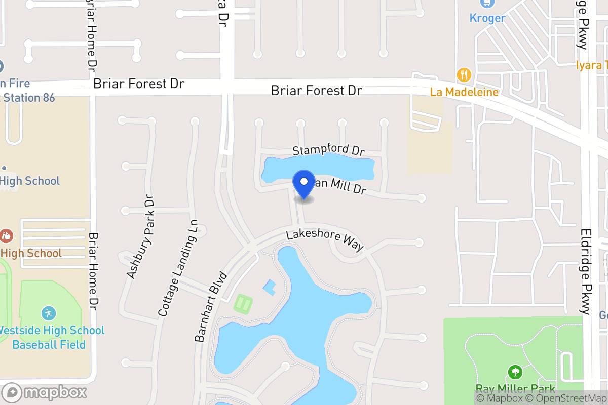 Map of Paige Manner Dr, Houston