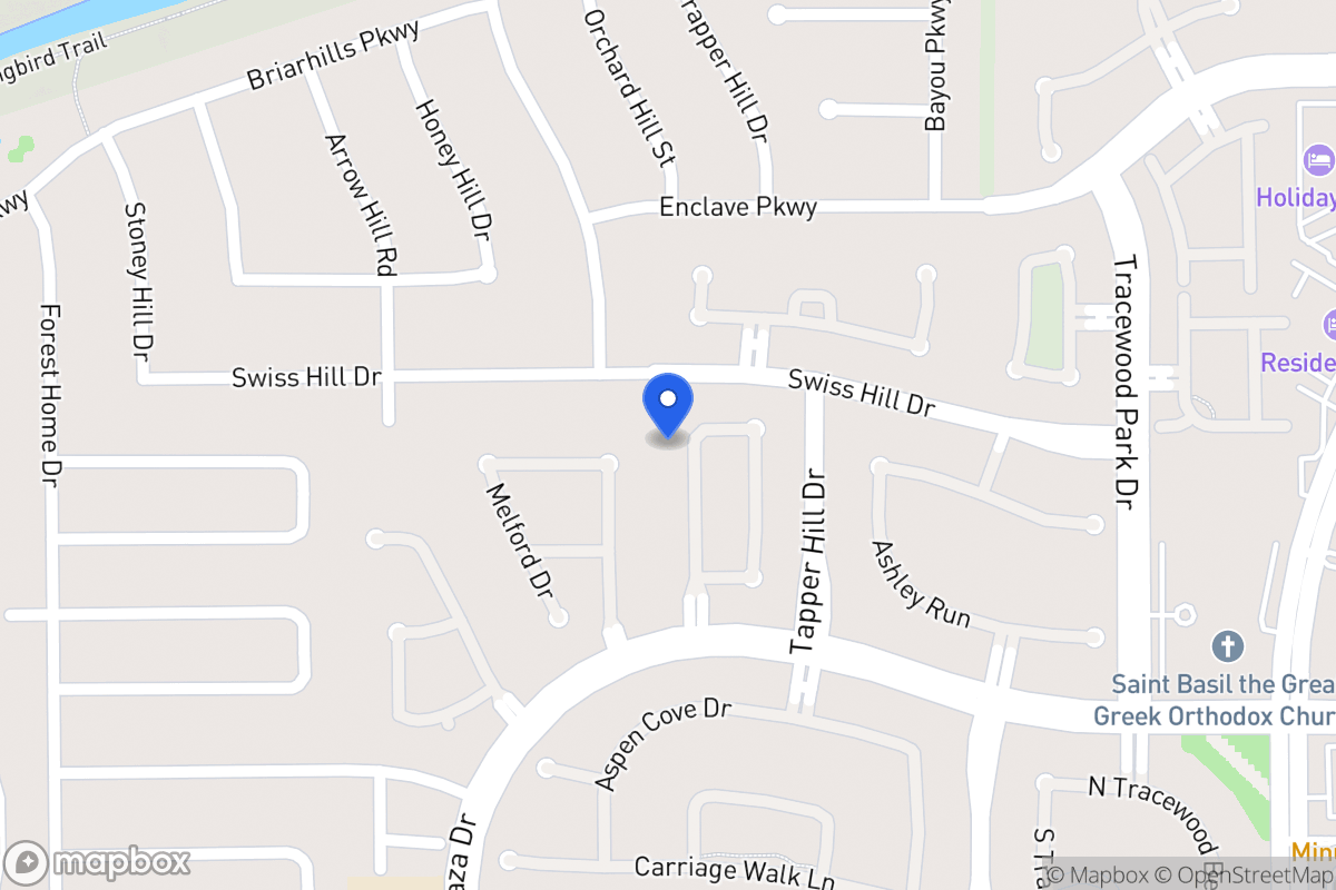 Map of 1226 Sienna Hill Dr, Houston