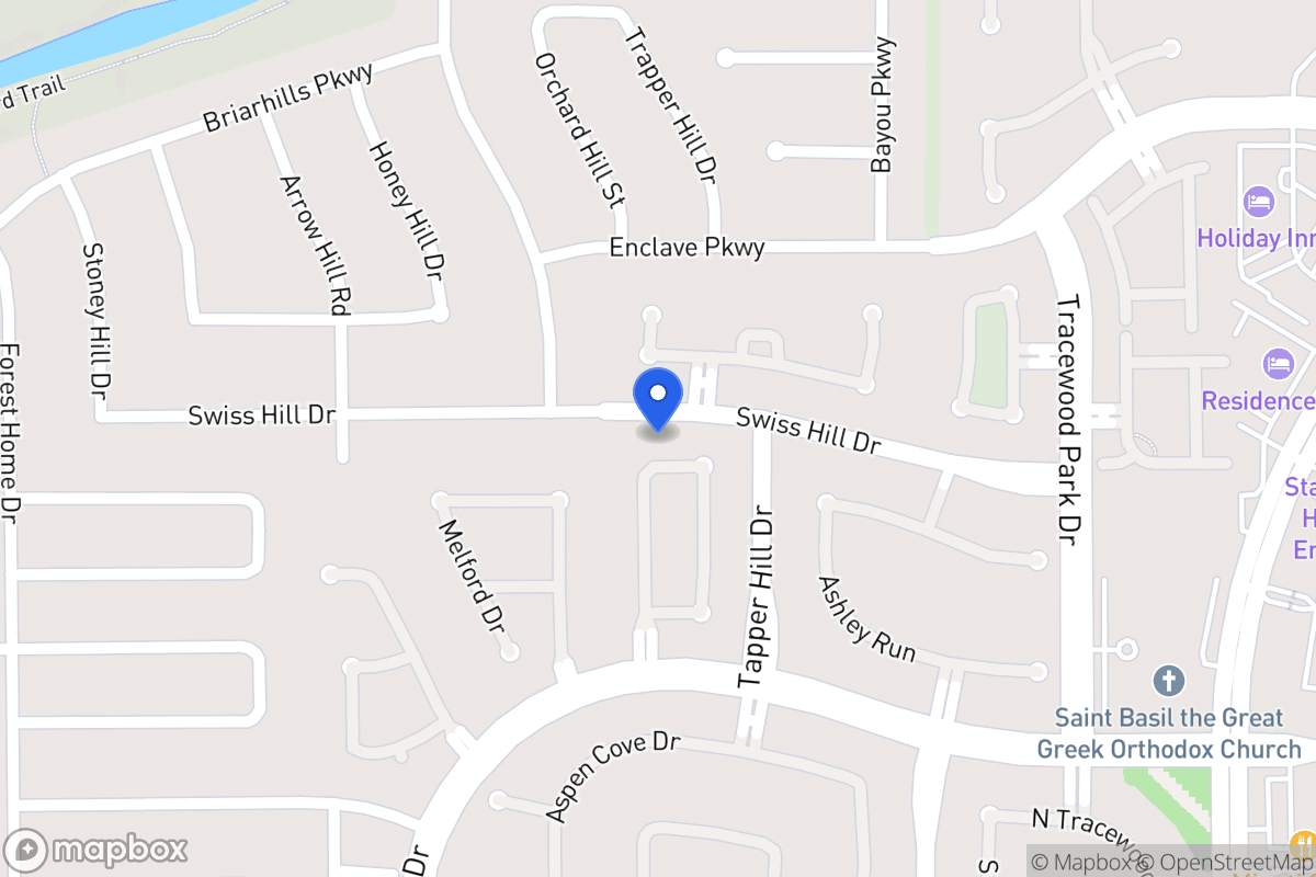 Map of 1214 Sienna Hill Dr, Houston