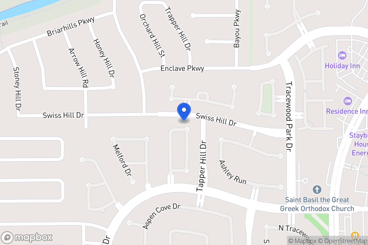Map of 1206 Sienna Hill Dr, Houston