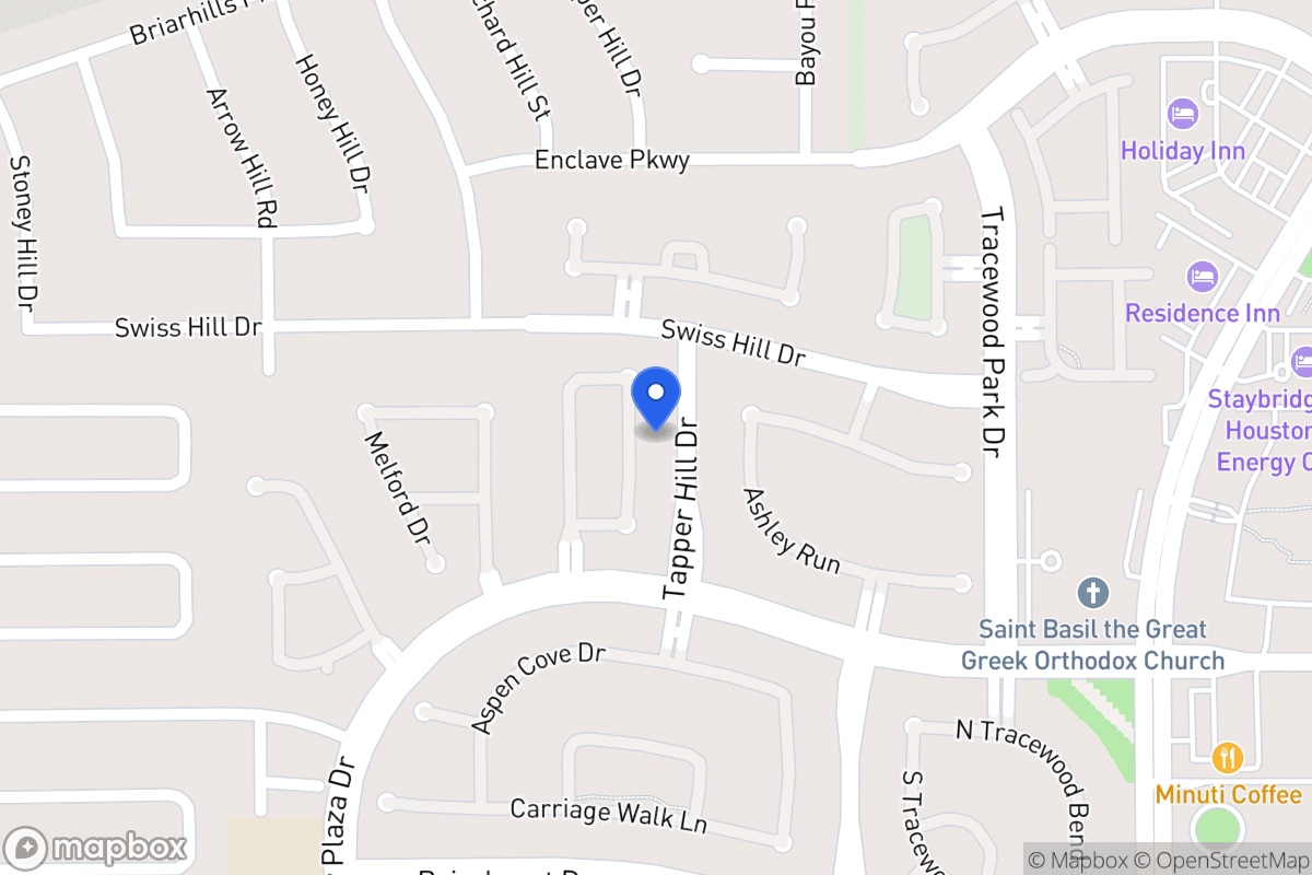 Map of 1138 Sienna Hill Dr, Houston