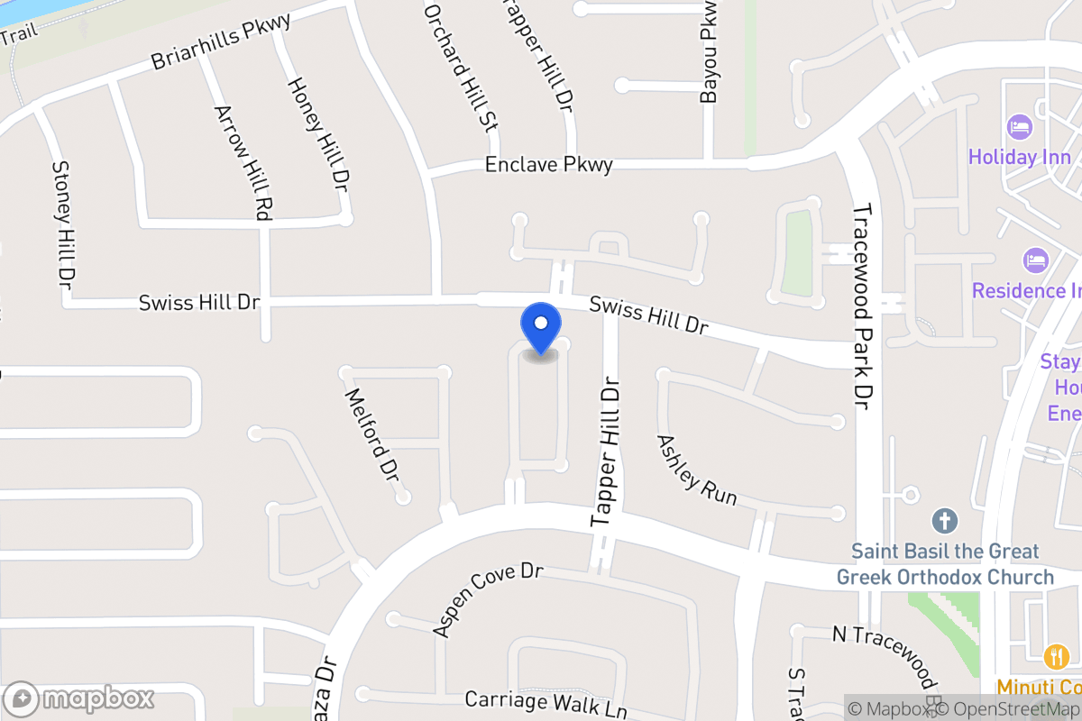 Map of 1147 Sienna Hill Dr, Houston